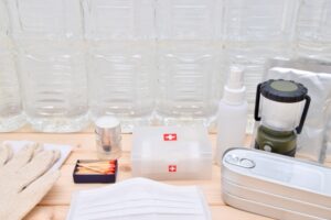 断水時を想定した避難所の手洗い・手指衛生用品