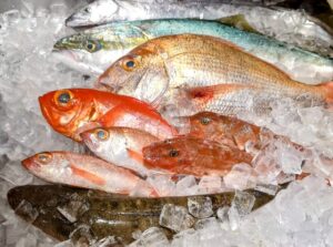 魚介類を清潔に扱う調理イメージ