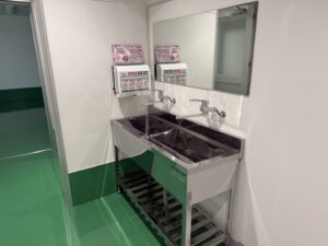 NEWスーパーMを活用した手洗い後の乾燥環境のイメージ