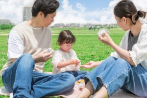 動物とのふれあい区域と飲食区域を分けた施設内の衛生動線