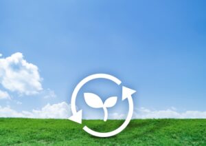ペーパーごみ削減による環境負荷軽減のイメージ