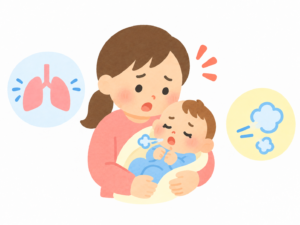RSウイルス感染症で特に注意が必要な乳幼児